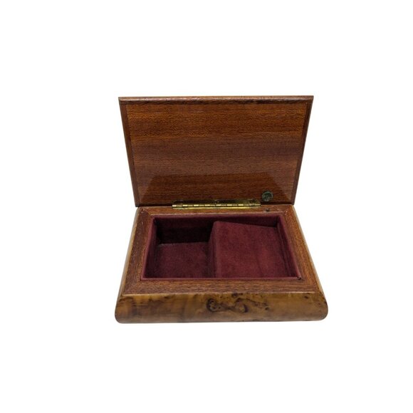 Vtg Reuge Swiss Musical Movement Wood Jewelry Box ~ Ireon Imports ~ Italy - Picture 15 of 15